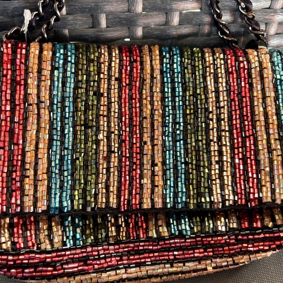 Zara beaded sequin shoulder bag crossbody clutch - Picture 10 of 10